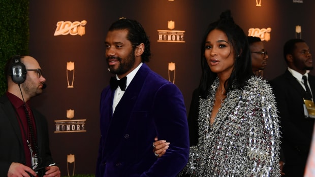 Russell Wilson and Ciara